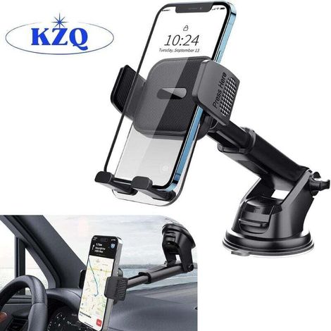 Auto-Handyhalterung, 2023 aktualisiert [Ultrastarker Saugnapf] Auto-Armaturenbrett-Handyhalterung, 360°-Drehung und Einhandbedienung, Windschutzscheiben-Autohalterung (4–7 Smartphones) (1/3)