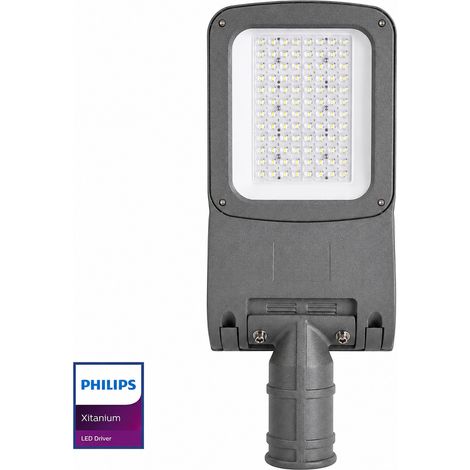 Lampadaire LED 100W 16,000Lm 5000K 0-10V Philips Xitanium IP65 PRO SMD5050 100,000H (1/3)