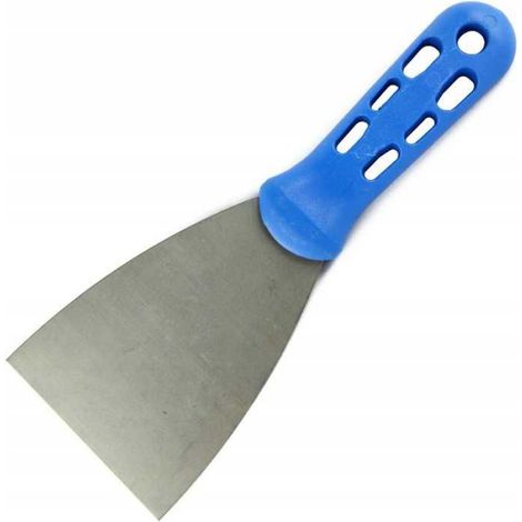 Spatule Peinture - Acier Inoxydable - Largeur 80 mm - Épaisseur Lame 0,7 mm - Usage Construction Finition - 1 Pièce