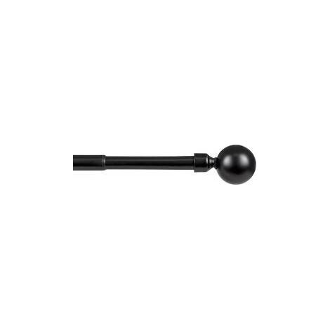 6 x BASTONE METALLO D 19/16 120/210CM BOCCIA NERO