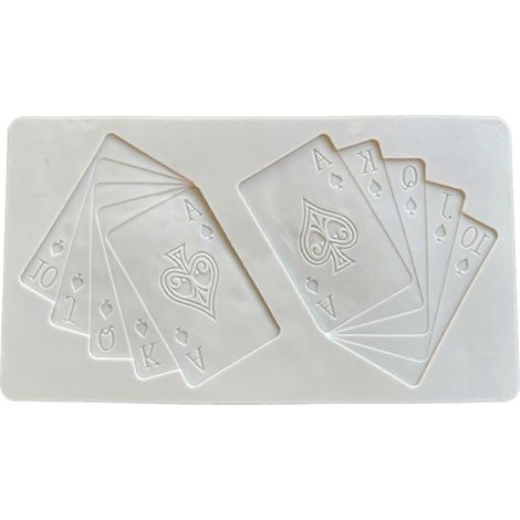Moule à Gâteau en Forme de Poker pour Moulage Chocolat et Pâtisserie (1/4)