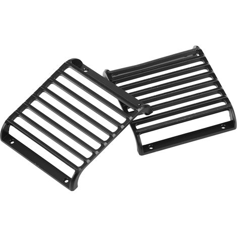 2 Pièces Calandre Avant Métallique pour Modèle RC Traxxas TRX-4 1/10 - Pare-chocs Radiateur