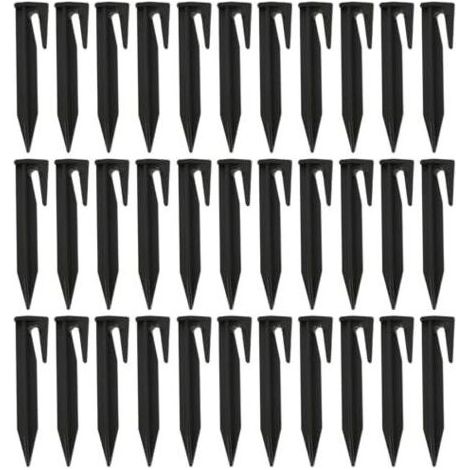 210 Pcs Piquets de Fixation Pour Câbles Périphériques, Piquets de Terre pour Robot Tondeuse Accessoires pour Tondeuses à Gazon, Piquet de Terre pour Câble de Délimitation (1/5)
