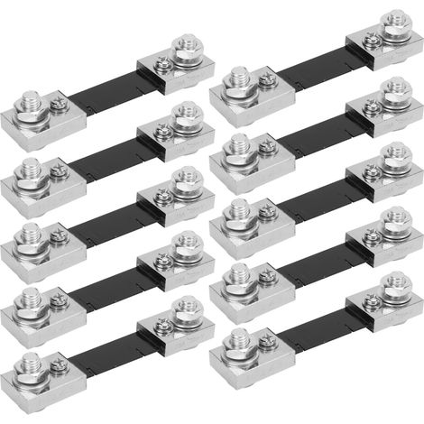 10PCS Shunt résistif 75mV CC, alliage cuivre-manganèse pour ampèremètre FL‑2 75A (1/5)