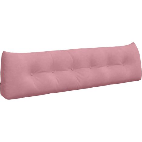 Coussin de Dos Rose 180 x 24 x 50 cm Velours vidaXL