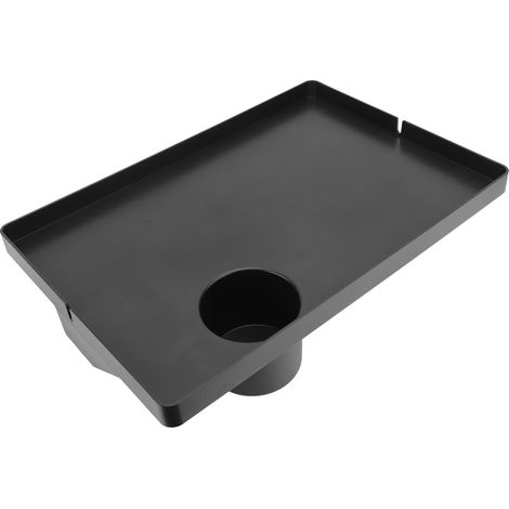 Nachttischablage zum Aufstecken auf Etagenbetten, abnehmbares Tablett mit Becher- und Kabelhalter für Schlafzimmer/Studentenwohnheim, Schwarz (1/5)