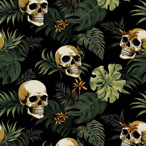 Tela decorativa para exteriores Oxford - Motivo de calavera I DX4130 (1/5)