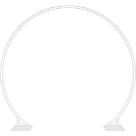 Maison Exclusive - Arco Nuziale Bianco 220 x 45 x 200 cm Acciaio (1/5)