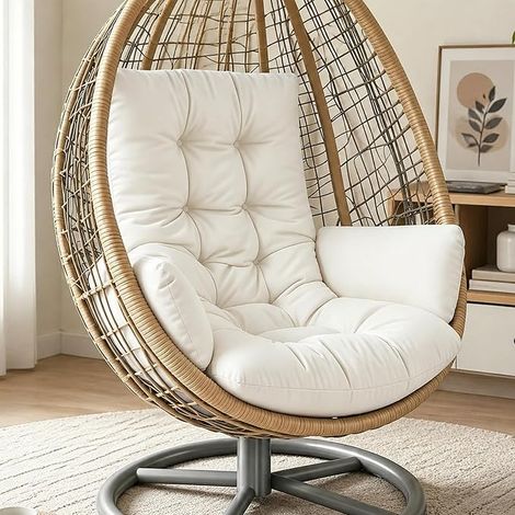 Hanging Chair Cushion 120 x 60 cm Outdoor Hanging Egg Cushion