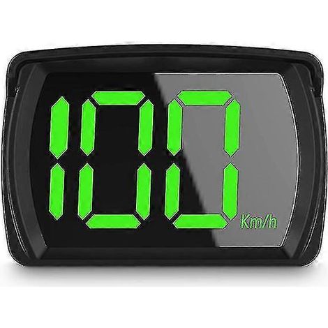 Compteur de vitesse numérique GPS universel pour voiture 2024, affichage de la vitesse en mph et de la vitesse en mode HUD (affichage tête haute). (1/4)