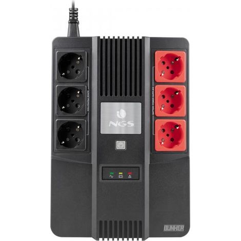 NGS Fortress Bunker Standby (Offline) 600 VA 350 W 6 presa(e) AC (1/3)