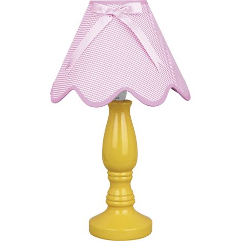 Lampe à poser Candellux LOLA céramique E27 41cm rose (1/2)