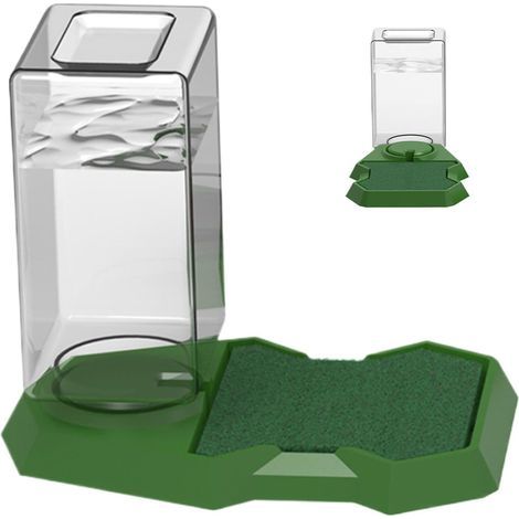 Distributeur d'eau pour Reptiles, Abreuvoir Tortue, biberon lézard, buveurs de Reptiles de Grande capacité, Abreuvoir antidérapant pour et Tortues, pour (1/5)