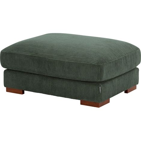 Pouf in Velluto a coste Verde  - SPERONE di PASCAL MORABITO