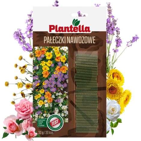 PLANTELLA Stick di fertilizzante per piante da fiore Fertilizzante universale 30 pezzi per confezione (1/5)
