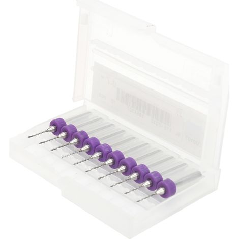 Lot de 10 embouts de nettoyage à aiguilles, micro-forets de 0,7 mm en carbure de tungstène pour imprimantes 3D (1/5)