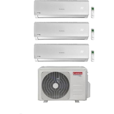 Climatiseur Ariston Trial Split Alys R 32 9+9+9 avec TRIALC80XD0C-O Inverter Wi-Fi en option Classe A++