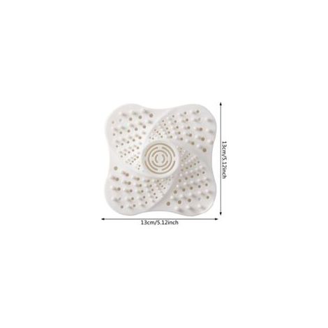 Atrapacabos para ducha, 2 piezas, con ventosa, tapón para lavabo, filtro anticabello para bañera - Crezuo
