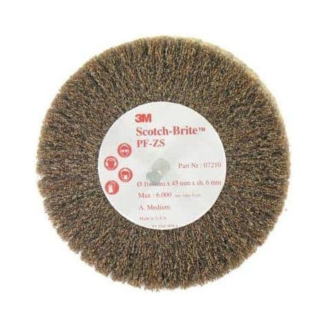 3M Scotch-Brite pennello PF-ZS medio diametro di 100 mm x 5