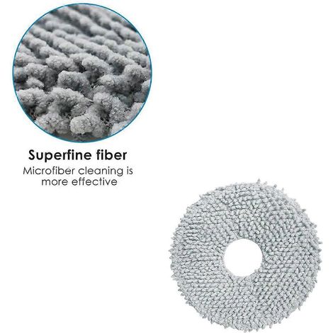 Lot de 10 lingettes de rechange pour balai P10 série Q, réutilisables (voir photo) (1/5)