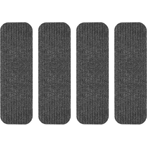 Lot de 4 Housses de Marche pour Camping-Car, couvertures d'escalier pour Camping-Car avec Ruban adhésif, Tapis de Marche pour Camping-Car, Tapis de Camping pour Maison Mobile, 61 x 19 cm (1/5)