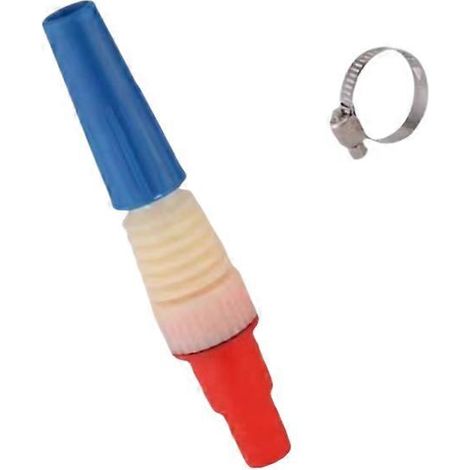 Arroseur à buse d'arrosage réglable en plastique avec collier de serrage pour le lavage de voiture et l'arrosage du jardin (tuyau de 6 à 1 pouce) (1/5)