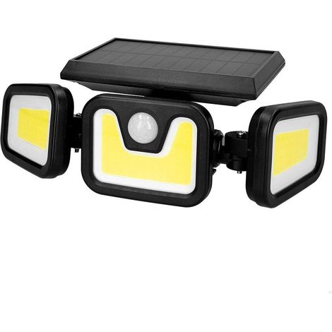 Aplique solar Aktive LED blanco 12 cm x 12 cm 350 lúmenes