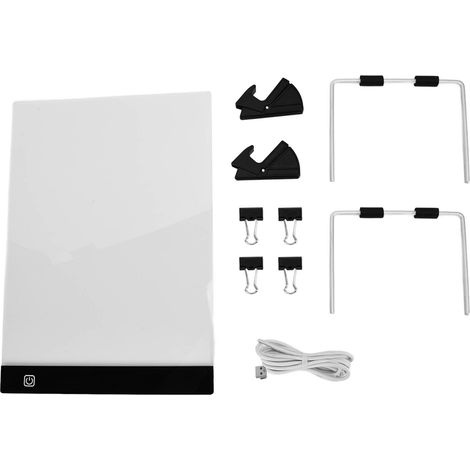 Table lumineuse LED réglable pour peinture diamant, dessin et calligraphie DIY, avec gradation douce et pratique (1/5)