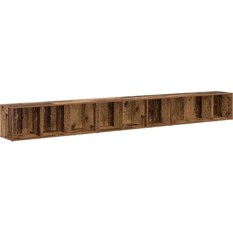 Maison Exclusive - TV-Schrankset 3 pcs Altholz 37 x 35 x 107 cm H