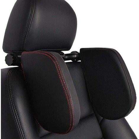 Oreillers de voiture, appuis-tête de voiture, oreillers de cou, appuis-tête de siège de voiture pour le soutien cervical, oreiller de voiture réglable, idéal pour dormir pendant les voyages en voiture (1/5)