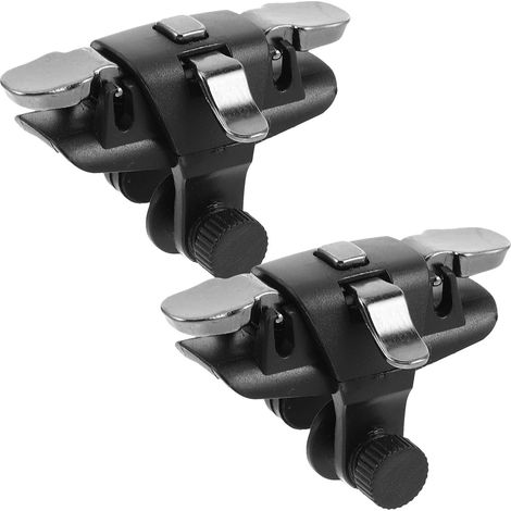 Manette de Jeu pour Téléphone Portable 2pcs avec Déclencheurs Mobiles Ergonomiques en Abs et Alliage de Zinc, Portable, Compatible Smartphones pour Gaming (1/5)