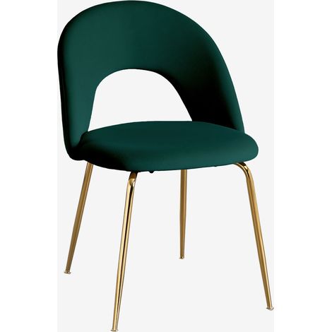 Pack de 4 sillas de comedor tapizadas Glorys SKLUM       