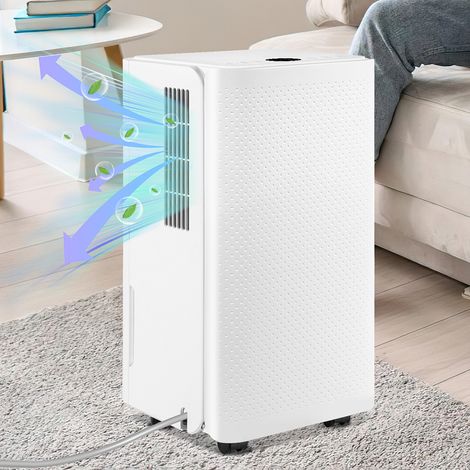 TolleTour Déshumidificateur d'air, 16L/Jour Portable Minuterie 24h, Blanc pour Chambre, Cave (1/5)
