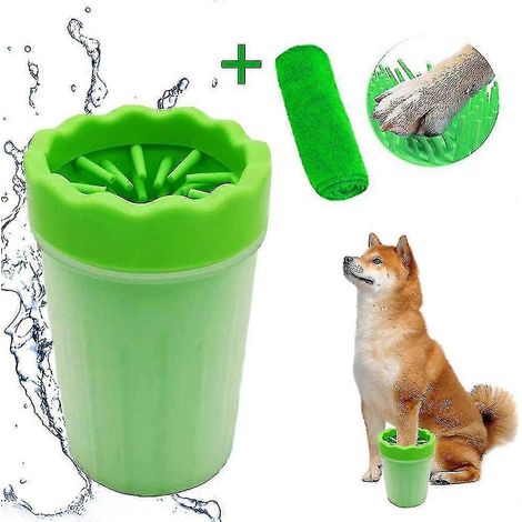 Nettoyeur de pattes pour chiens, idéal pour les pattes boueuses, portable (1/5)