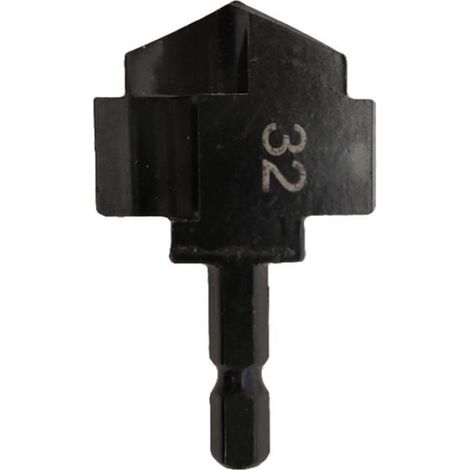 forets d'alésage de tuyau de 1/4 po 3 pièces forets d'alésage de tuyau HSS Ti enduit tige hexagonale bricolage debouchee (1/4)