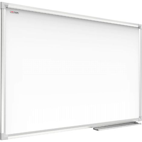 Tableau Blanc Magnétique Effaçable à Sec avec Cadre en Aluminium 60x45cm