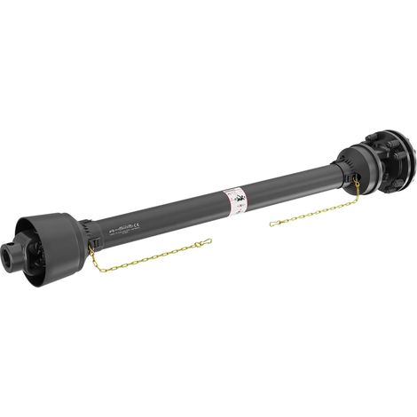 Wiltec Arbre Transmission T4 cardan - longueur 1250-1375 mm / 1 3/8" 6 dents & 35 mm rond, broche 13 mm / 460 Nm / 540 tr/min / 40 kW (55 CV) - Prise de force agricole