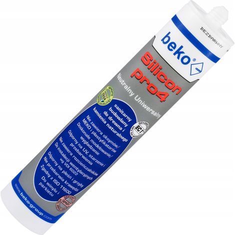 , Silikon Pro4 - 310ml - Transparent - Hochwertig - UV-beständig - Flexibel (1/2)