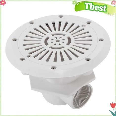 Tbest Drain de plancher de drain principal de piscine Drain Principal de Piscine, Fond de Vidange Principal jeux gonflable (1/5)