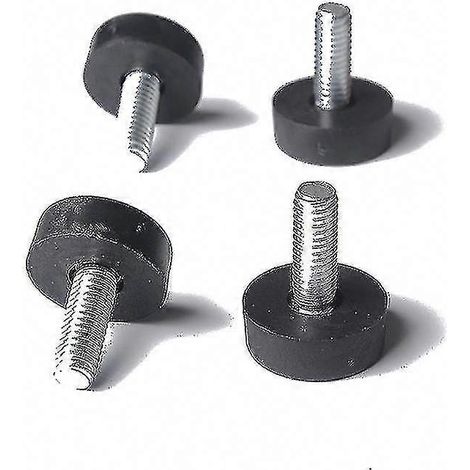 Lot de 20 pieds de nivellement réglables pour meubles, 8x20mm, niveleurs de pieds de table à vis avec tiges filetées pour une stabilité accrue. (1/5)