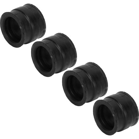 4-teiliger 35 mm/37 mm Gummidichtungssatz für Vergaser der Honda CB650 RC03 (1979–1982) – Ansaugadapterhülse
