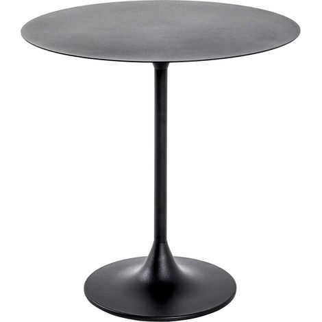 HAKU Möbel Tavolino nero, metallo - Dim. A 46 cm x Ø 45 cm, Stile Moderno (1/3)