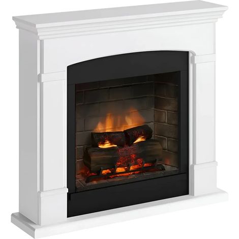Camino Elettrico Tagu Helmi PowerFlame2 1600w Bianco