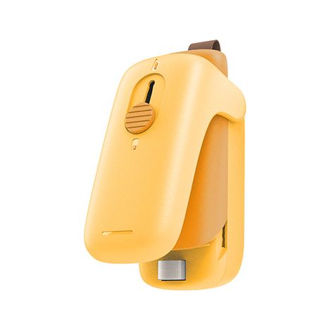 Mini scellant pour sacs en plastique, collations, stockage des aliments jaune (1/3)