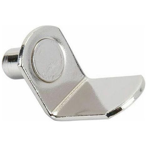 royaluxe -20Pcs 6 mm Cheville de Support d'Etagère, Goupille de Support d'Etagère en Métal, Taquets pour Etagères Chevilles pour Etagères d'Armoires de Cuisine, Consoles de Cabinet, Argent