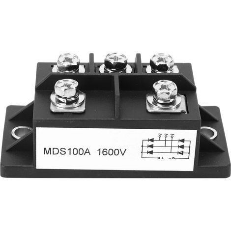 MDS100A Pont Redresseur Triphasé Haute Puissance 1600V, Diode pour Applications Multiples 600-1600V (1/5)