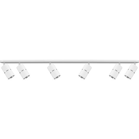 Plafoniera/Applique Bamboo 6xGU10 orientabile bianco Polux (1/5)