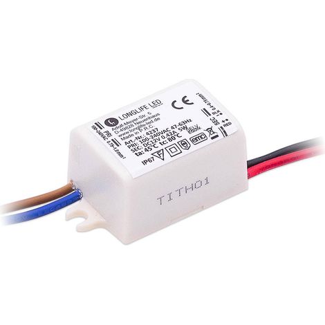 LED Netzteil 5W 12V 0.417A IP67 LongLife LED JLV-12005PA Schaltnetzteil Konstantspannung  CV