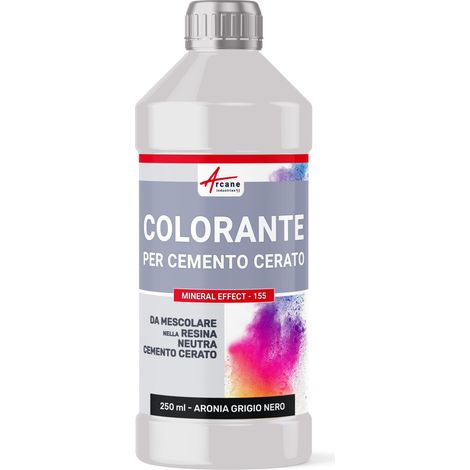 COLORANTE PER CEMENTO CERATO MINERAL EFFECT - 155 - 250 ml Aronia Grigio Nero - ARCANE INDUSTRIES