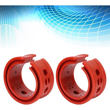 2 Stück/Set SEBS Rote Stoßdämpfer Federbeine Kleber Puffer Federn Auto Wartungswerkzeug (C) (1/5)